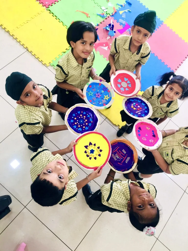 Randhawa Meritorious School — Rangoli Event